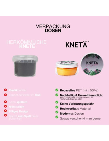 Pâte à modeler Vegan - 8x125g