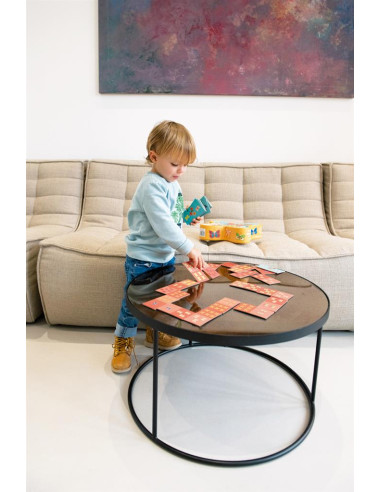 Jeux 3 en 1 pêche/domino/memo - Papillon