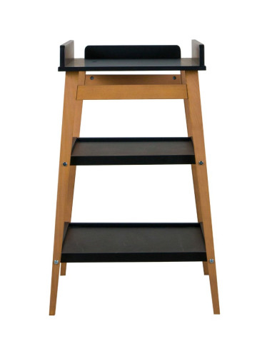 Table à langer HIP - Noir/Naturel