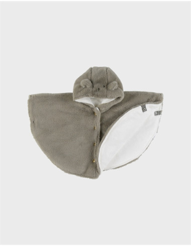 Poncho de voyage fausse fourrure -...