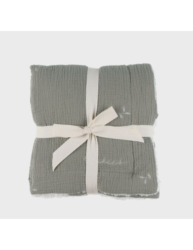 Couverture Mousseline/Sherpa 75x100...