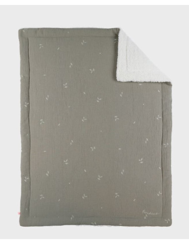 Couverture Mousseline/Sherpa 75x100...