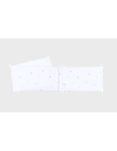 Tour de lit/parc en mousseline Brodée...