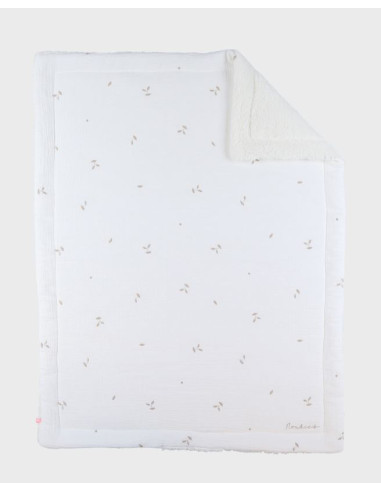 Couverture Mousseline/Sherpa 75x100...