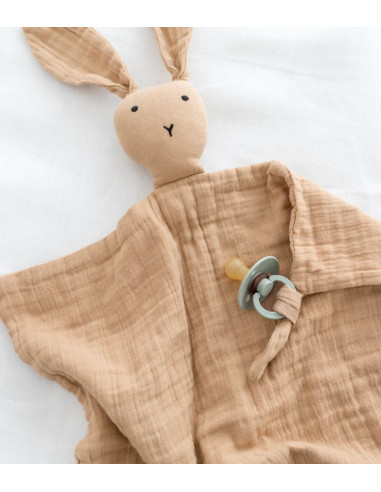 Doudou tetra Bunny 40x40 - Naturel
