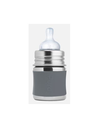Biberon inox Pura 150 ml - Grey