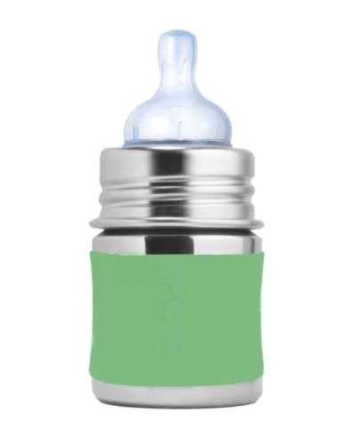 Biberon inox Pura 150 ml - Moss Sleeve