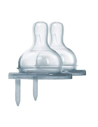 Tetines Biberon Pura lot de 2 pces - 6m+