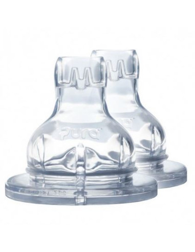 Tetines bec Biberon Pura lot de 2...