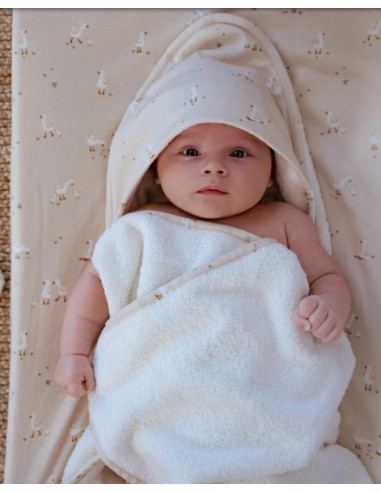 Cape de bain 75x75cm Newborn Naturals...