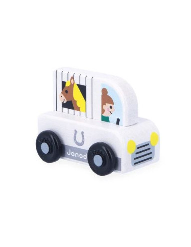 Van pour cheval en bois - Cross Roads