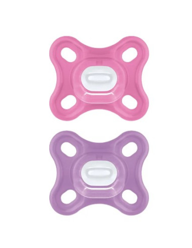 Sucette MAM Comfort 0-3mois 2pcs - Pink