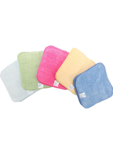 Recharge 25 lingettes bambou - Coloré
