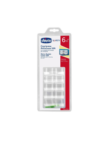 Cache-prises avec clé - 10 pièces