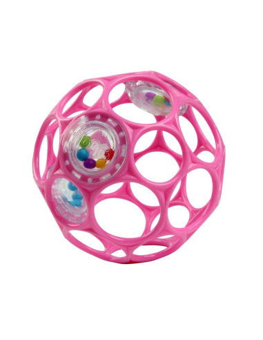Hochet Oball 10cm - Rose 
