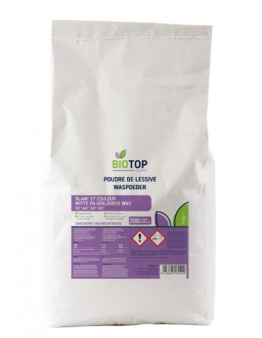 Poudre de lessive compacte Biotop - 10kg