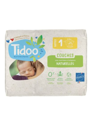 Couches jetables Tidoo Bio - T1/XS new