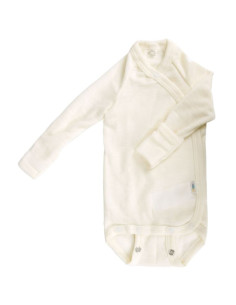 Body croisé laine/soie...