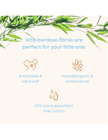 Serviette coussin langer bambou...