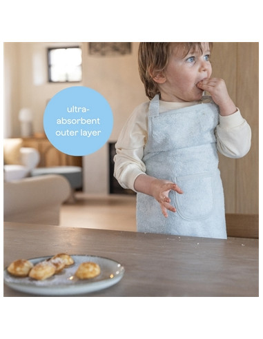 Tablier enfant imperméable bambou -...
