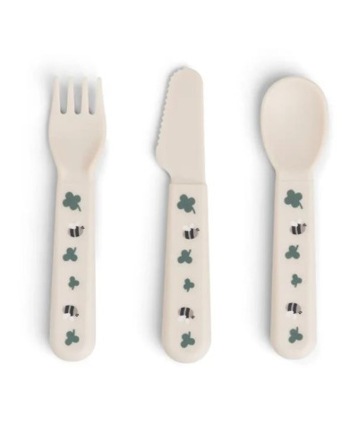 Ensemble de couverts Tiny farm - Sand