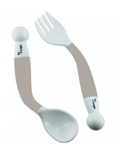 Set Fourchette/Cuillère Bo Jungle -...