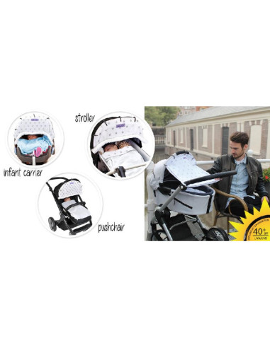 Dooky protège soleil - Blanc uni