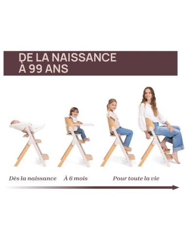 Chaise haute évolutive Meraviglia -...