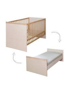 Lit bébé évolutif 70x140cm...
