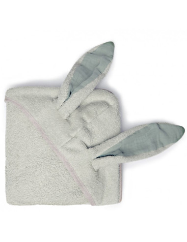 Cape de bain Bunny - Sage Powder
