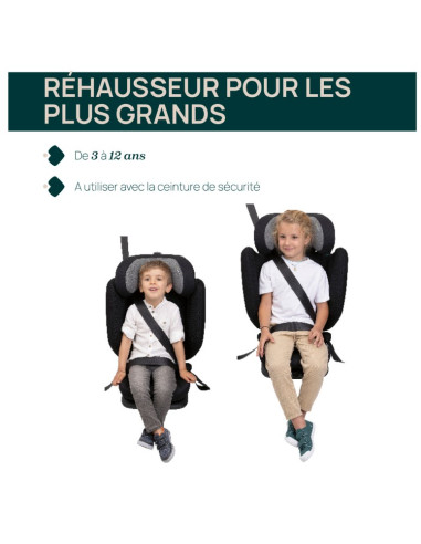 Siège auto enfants Fold&go S - Glam Grey