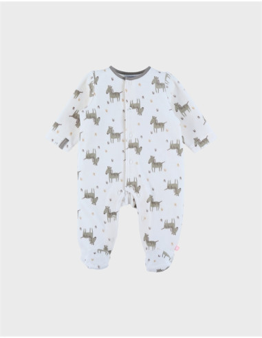 Pyjama Dors-bien velours AOP - Sweet...