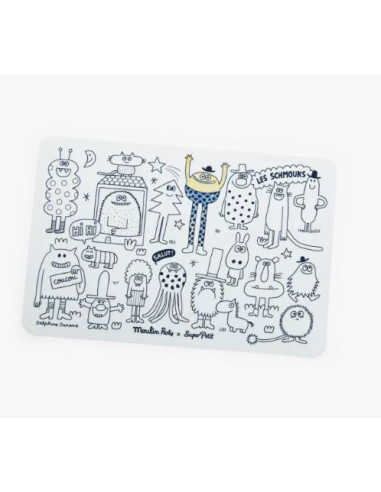 Mini Set en silicone à colorier + 4...