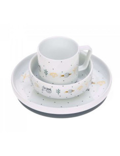 Coffret repas porcelaine  -...
