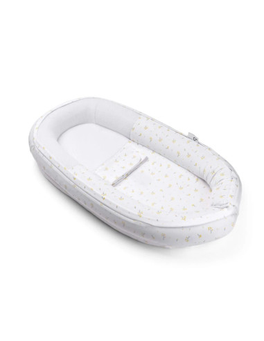 Nid bébé Doomoo Cocoon - Flowers Yellow