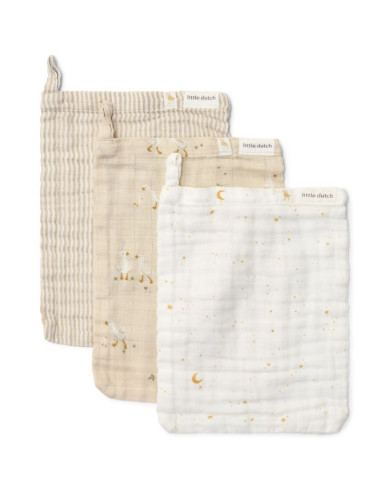 Gants de toilette mousseline Newborn...