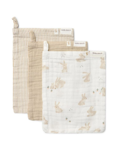 Gants de toilette mousseline Newborn...