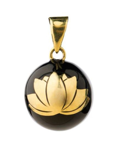 Bola -  Noir lotus doré
