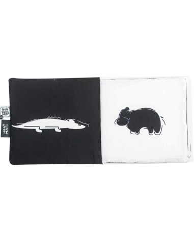 Livre d'éveil noir & blanc - La Savane