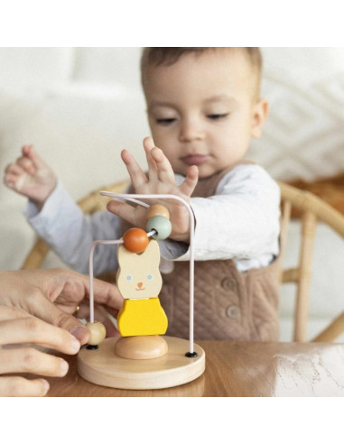 Labyrinthe à perles Bois FSC - Lapin