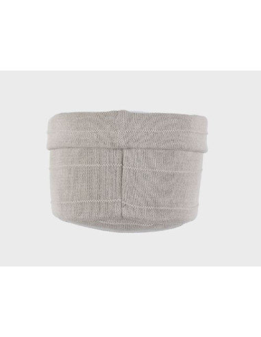 Panier de rangement en tricot - Beige