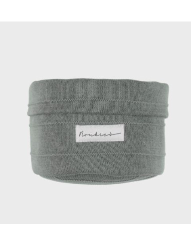 Panier de rangement en tricot - Kaki