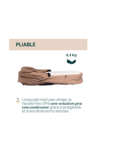 Nacelle Chicco Flexi - Caramel