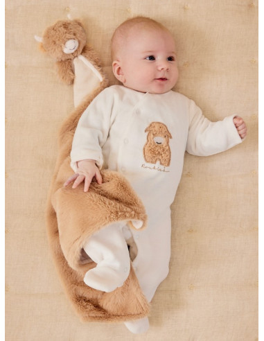 Pyjama Dors-bien en velours Fluffy -...