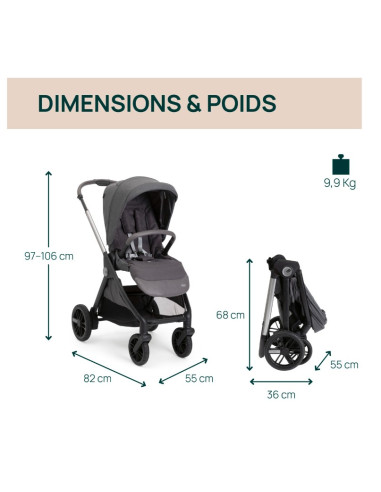 Poussette Chicco Bellagio 2 - Black...