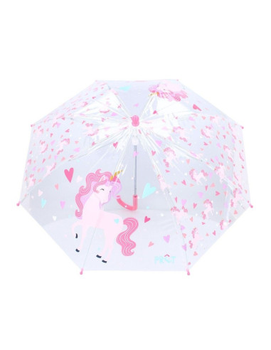 Parapluie transparent - Licornes