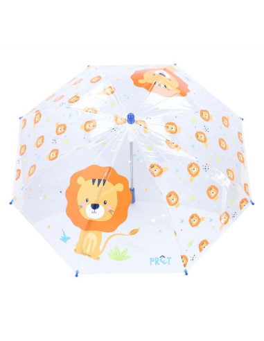 Parapluie transparent - Lions