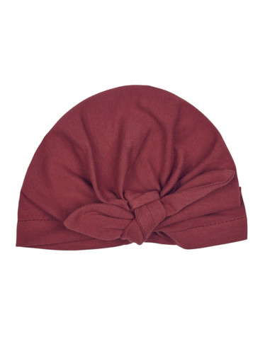 Bonnet turban naissance - Tomette