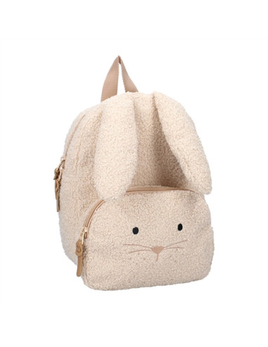 Sac à dos Small - Lapin Beige Bouclette