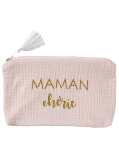 Trousse cadeau zippée “Maman chéri” -...